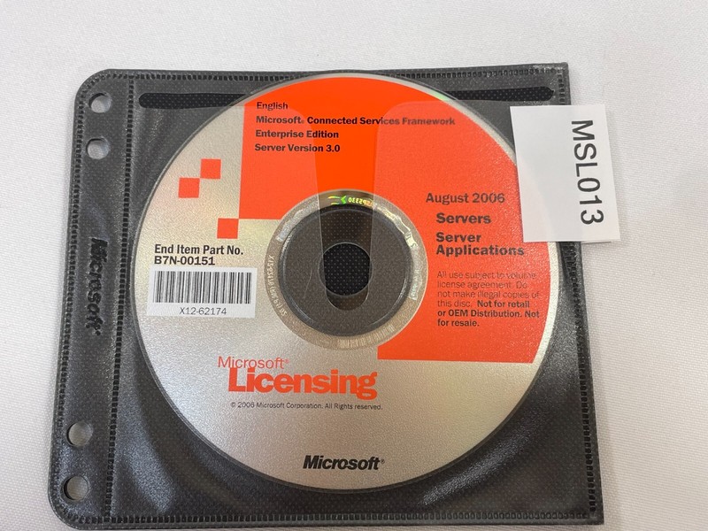 Microsoft Connceted Services Framework Ver 3.0 Standard & Enterprise Windows DVD gallery