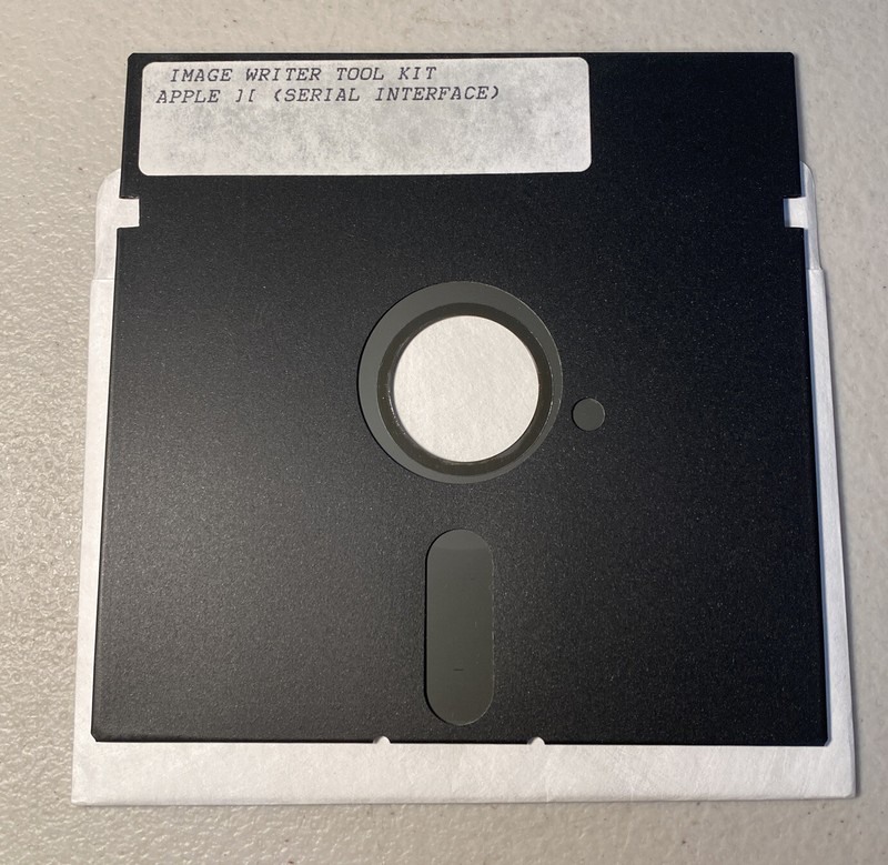 Apple II DOS IMAGE WRITER tool Kit Software 5.25” Floppy Disk Vintage gallery