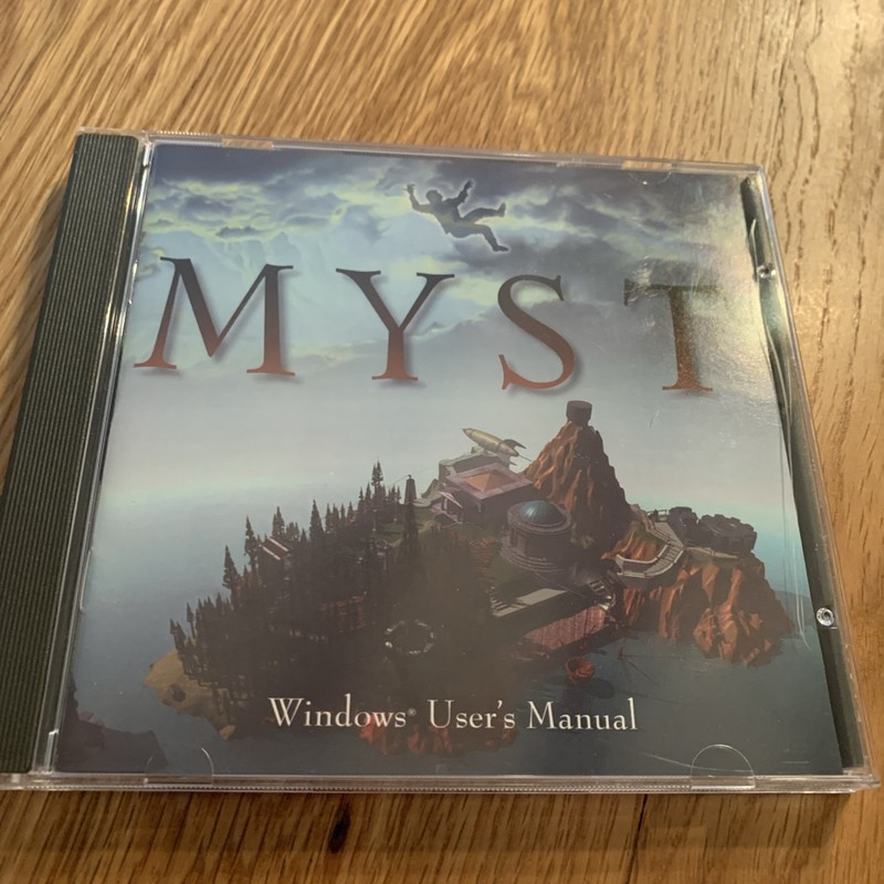 1994 Myst Windows 3.1 / 95 PC CD-ROM Game Red Orb
