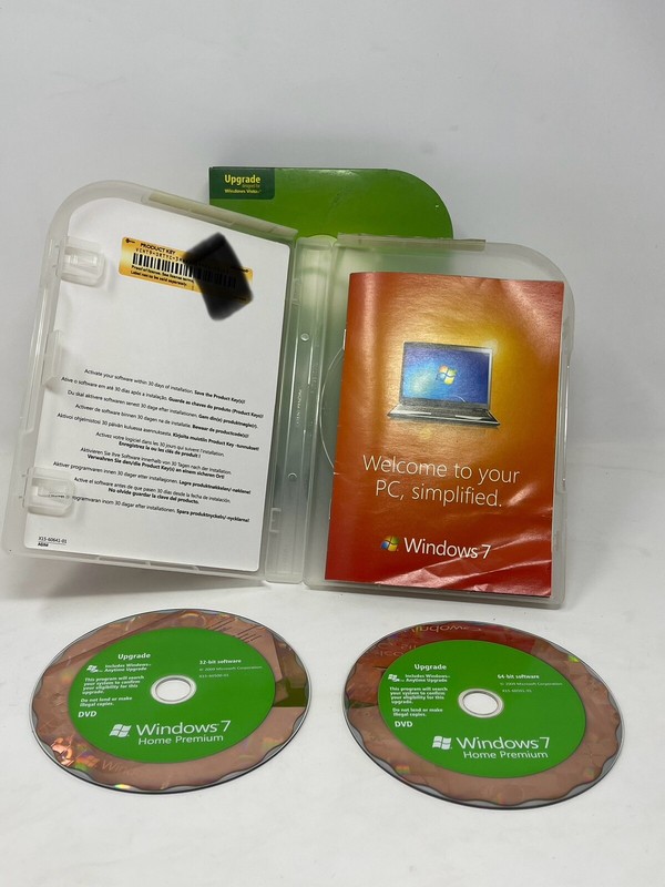 Microsoft Windows 7 Home Premium Upgrade for Windows Vista w/ Key
