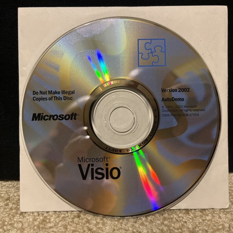Microsoft Visio – AutoDemo Version 2002 (CD-Rom Only)