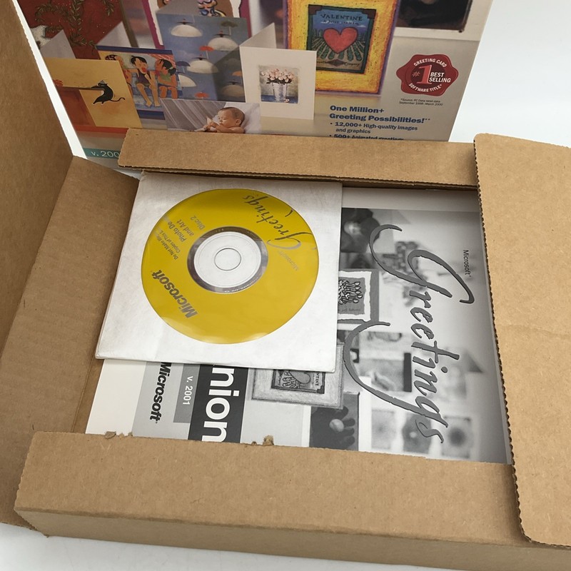 Microsoft Greetings v. 2001 Software, 2 Disc Set In Big Box gallery