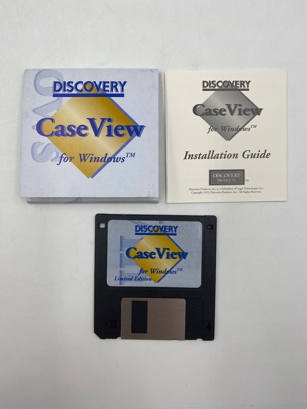 Discovery CaseView for Windows TM – Quick Start Guide Limited Edition – W/ Guide