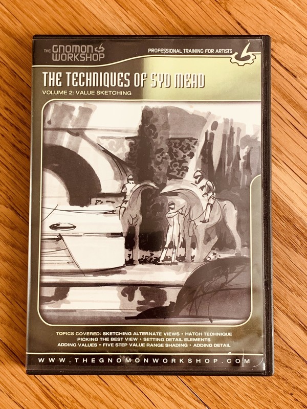 The Techniques of Syd Mead – Volume 2: Value Sketching – DVD The Gnome Workshop