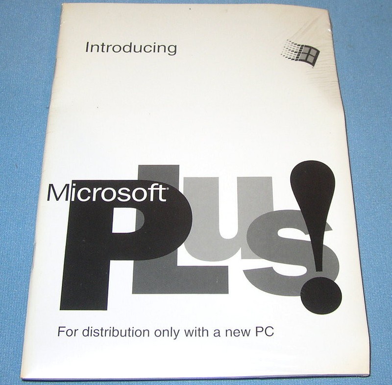 Microsoft PLUS! Companion Windows 95/98? Enhancement Software CD *New & Sealed*