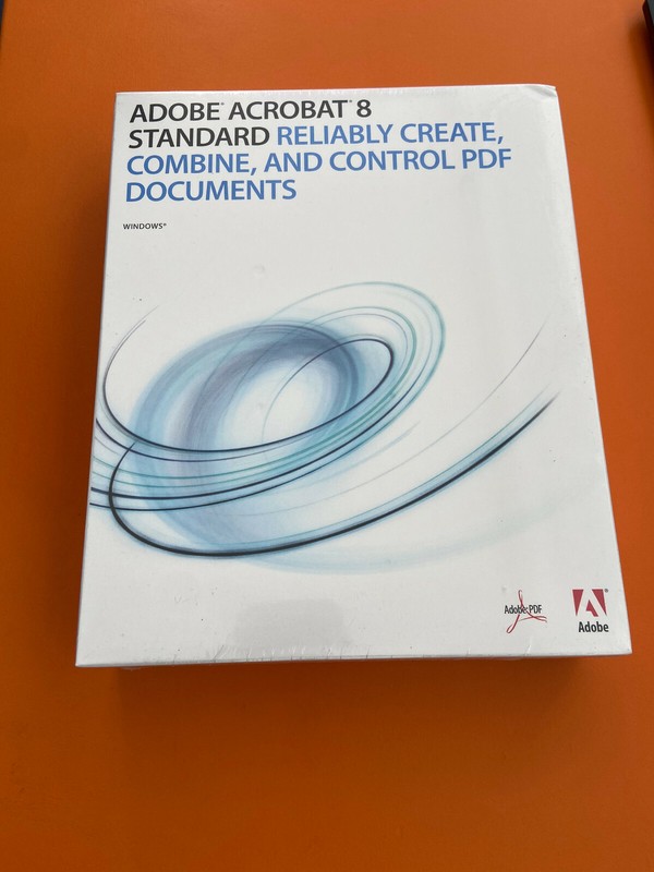Adobe Acrobat 8 Stardard For Windows CHECK COMPATIBILITY PRIOR TO PURCHASING