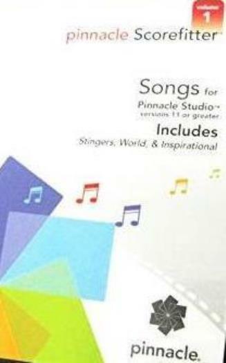 Pinnacle Scorefitter Volume 1 PC CD songs for Studio 11 audio music movie effect