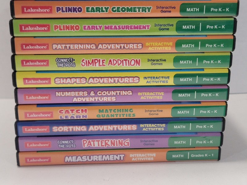 12 Lakeshore Math Learning CD-ROM (PC/MAC) Grade Pre-K - K & 1st gallery