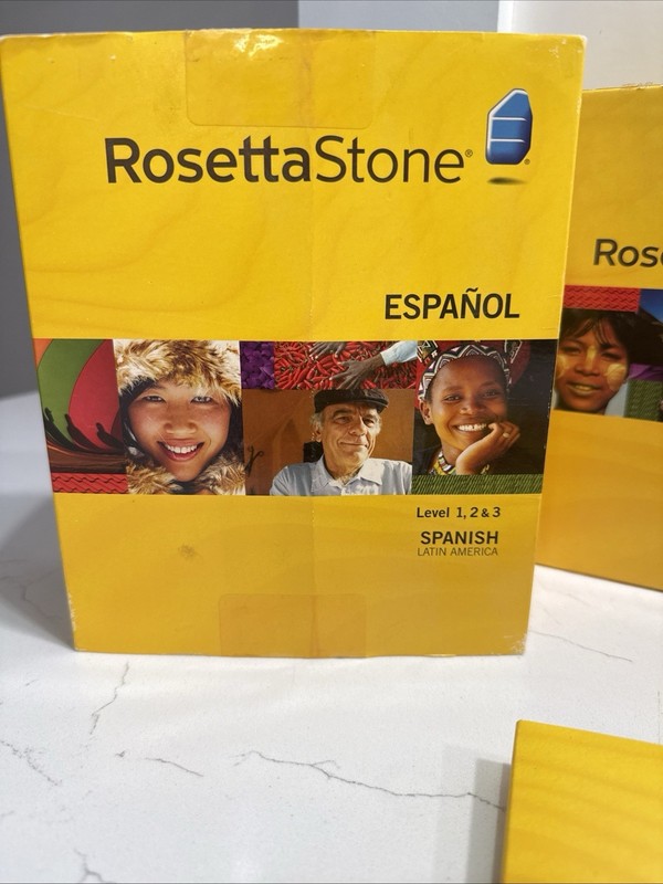 Rosetta Stone Spanish (Latin America) language learning software set