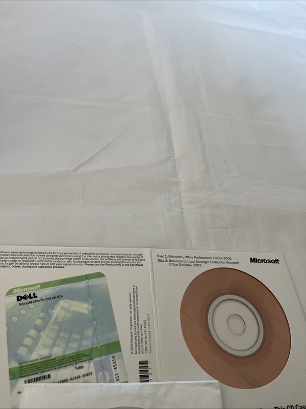 Microsoft Office Professional Edition 2003 w Business Contact Manager 2 Disc Set gallery