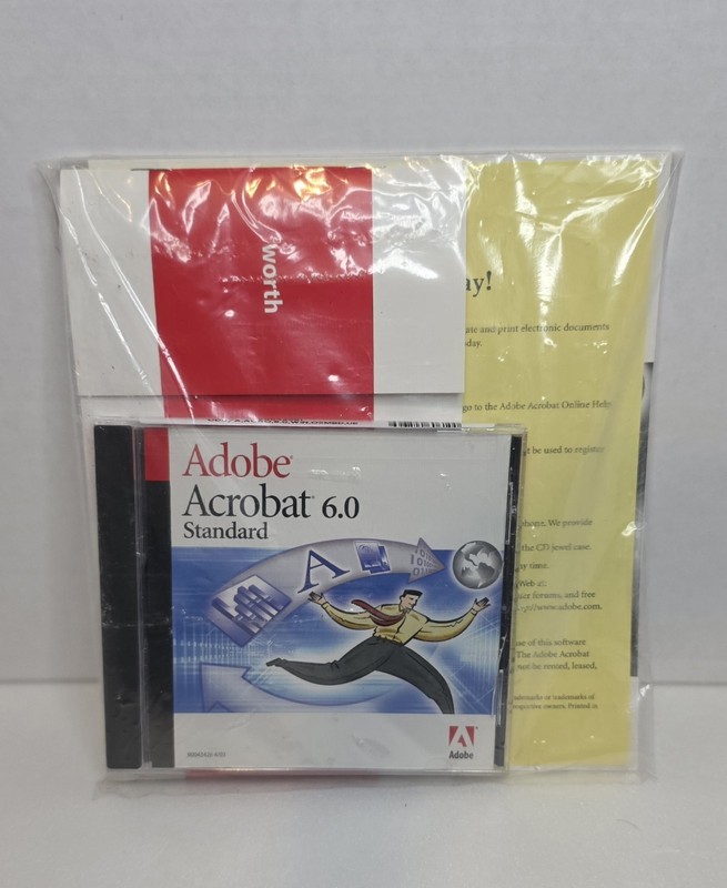 NEW – Adobe Acrobat 6.0 Standard WINDOWS – SEALED