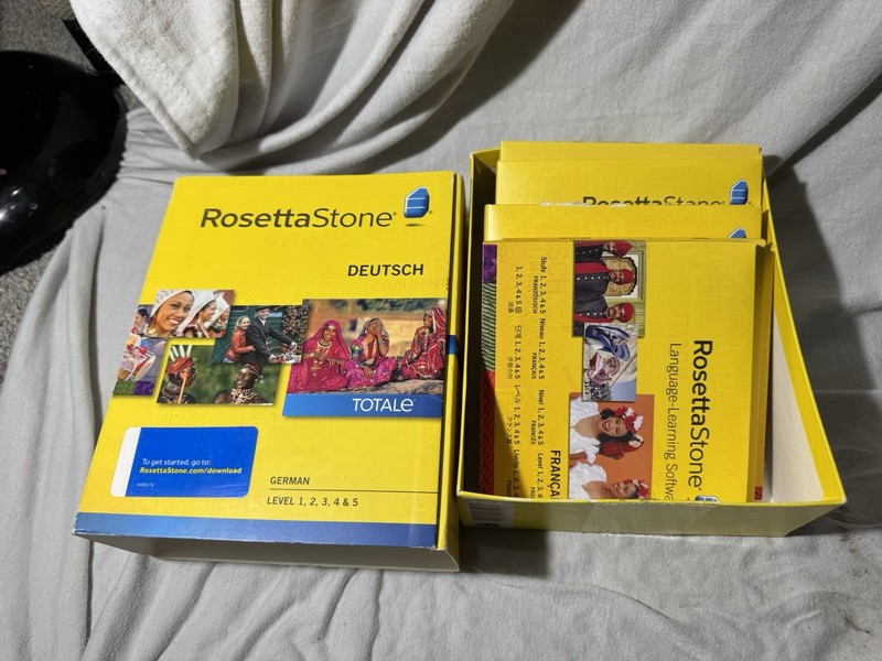 Rosetta Stone V3: Russian Level 1-3 Set Audio Companion Software & CDs Only