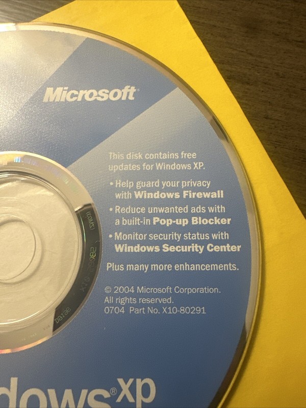 Microsoft Windows XP Service Pack 2 SP2 CD No Key Disc Only OEM Genuine gallery