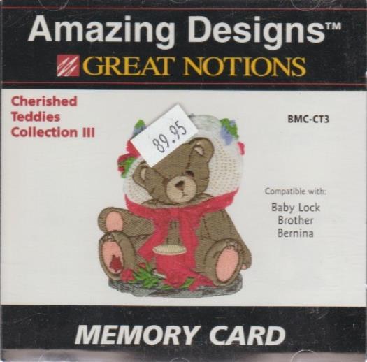 Amazing Designs: Great Notions: Cherished Teddies Collection 3 III Memory Card