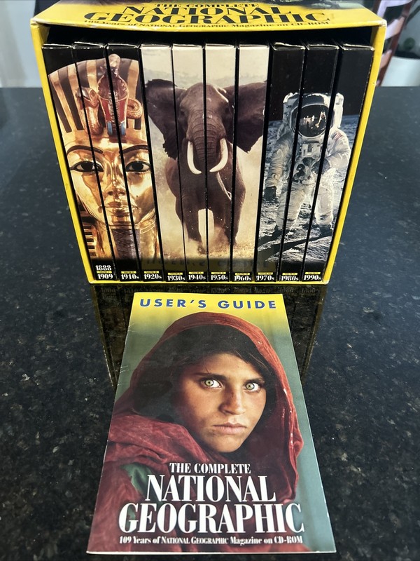 The Complete National Geographic 109 Years 31 CD-ROM 1888 to 1998 w/user Guide gallery