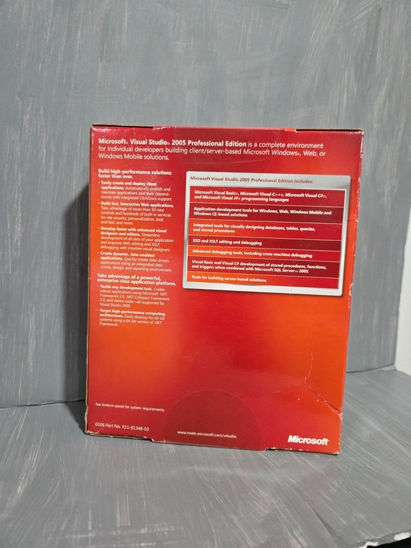 Microsoft Visual Studio 2005 Professional Edition gallery