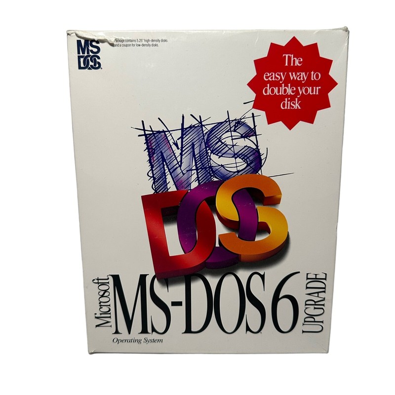 MS-DOS 6.0 Upgrade Microsoft