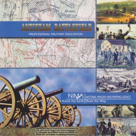 Antietam Battlefield PC CD military maps union confederate unit positions army
