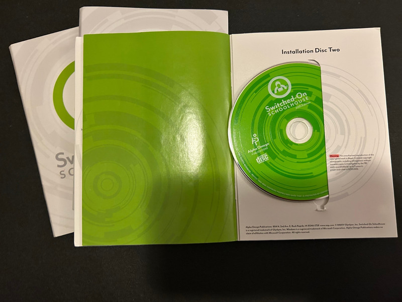 Switched-On Schoolhouse Installation Discs & Guide (Software) 2015 gallery
