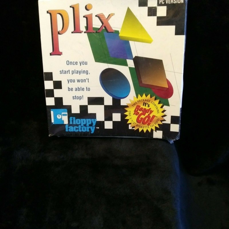 1994 Vintage Plix Computer Game PC Version IBM/Tandy/MS-DOS 3.5” Disk Rare gallery
