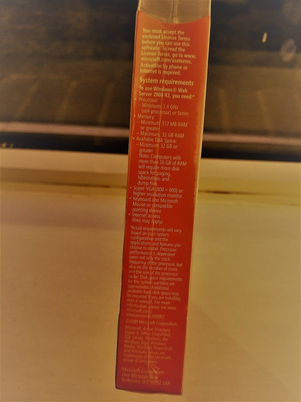 Microsoft Windows Web Server 2008 R2,SKU LWA 00984,64-Bit,Full Retail,Sealed Box gallery
