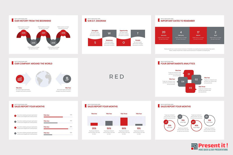 Averia Marketing Pitch PowerPoint Template gallery