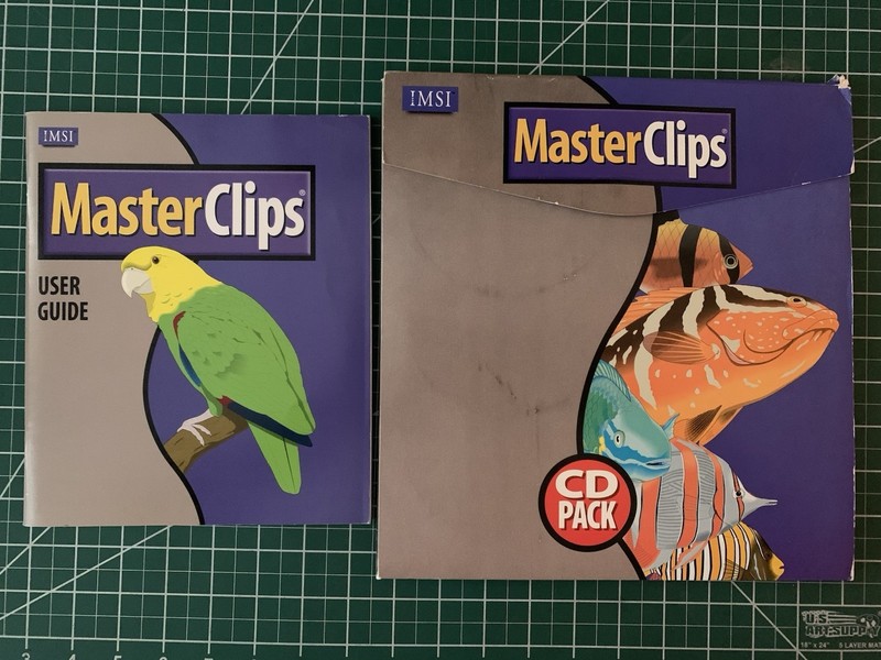 Master Clips User/Design Guide & 20 CDs 303k Collection (Never Used)