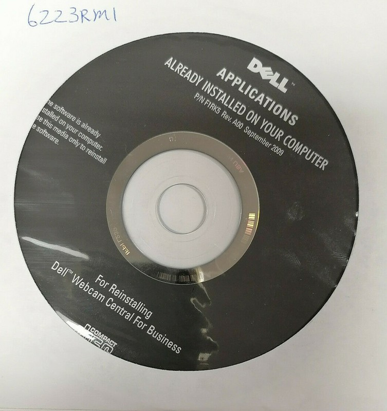N.I.B. Dell Application CD Webcam Central Business 8FD26 09Y1HJ F1RK5 01Y4F7