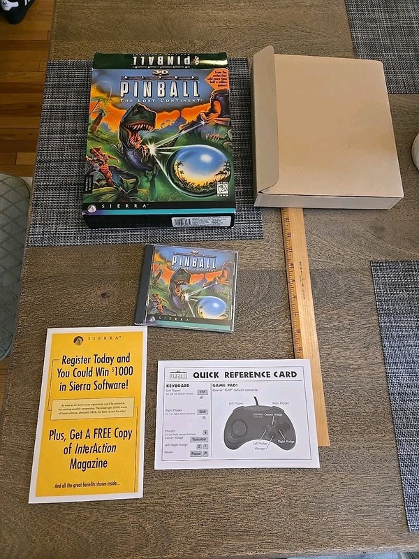 3D Ultra Pinball The Lost Continent PC Vintage 1997 Big Box Ultra Rare Classic gallery