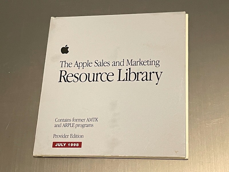 The Apple Sales and Marketing Resource Library Provider Edition CD July 1998