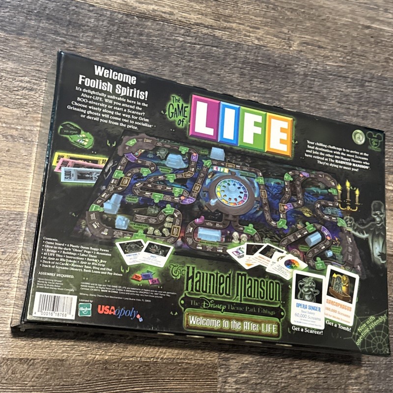 New Sealed Disney Theme Parks Exclusive The Game of Life Haunted Mansion Edition gallery