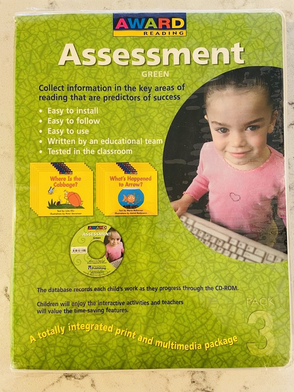 AWARD READING ASSESSMENT GREEN 1ST GRADE PACK 3 ~ SCHOOL SPECIALITY PUBLISHING