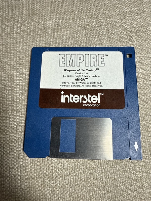 Empire War Game of the Century Version 2.0 Commodore Amiga 3.5″ disk