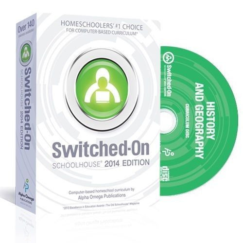 SOS Switched On Schoolhouse World History Geography Grade 10 Homeschool Software