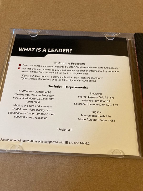 What is a Leader? (CDROM, 2003, Harvard Business School Publishing) RARE gallery