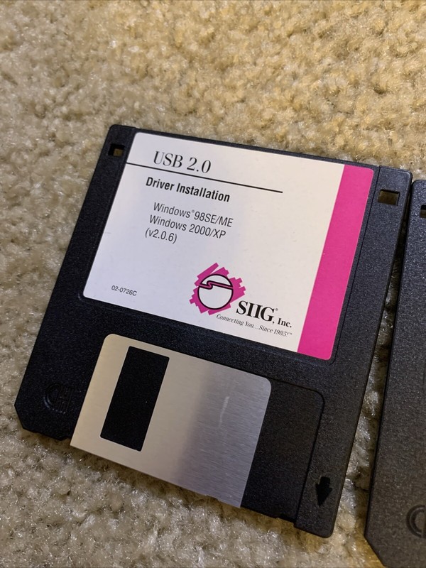 Seagate Tape Diagnostic Utility DOS 5.0 floppy disc + Driver Installation Disc gallery