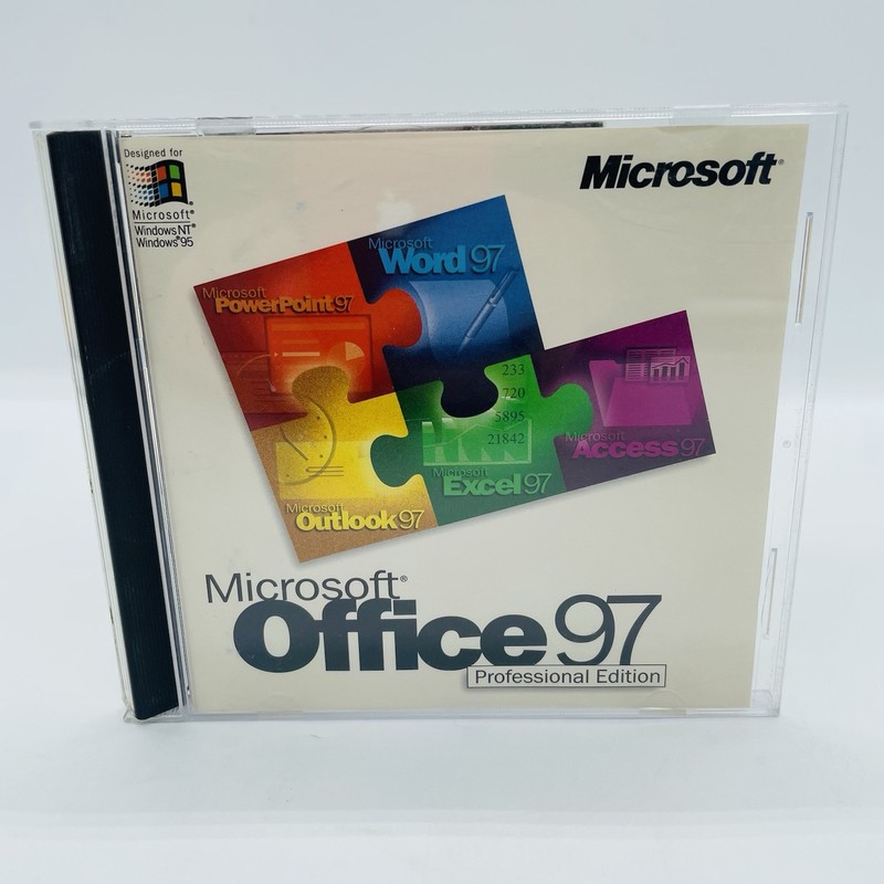 Microsoft Office 97 Professional Edition CD-ROM w/ Product Key, Fast Free Ship gallery