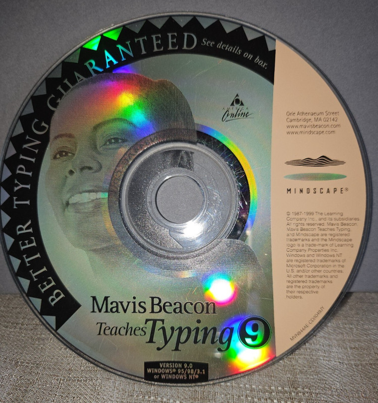 Mavis Beacon Teaches Typing Version 9 – CD-ROM – Disc ONLY