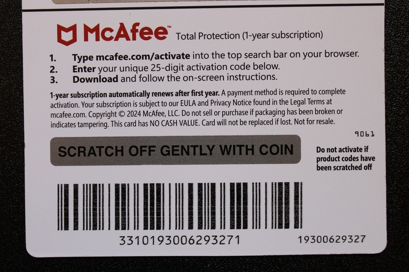 McAfee Total Protection 2026 For 1 Device 1 Year – Virus Protection Antivirus