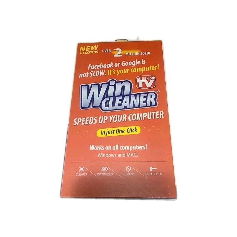 “As Seen On TV” Win Cleaner software on a USB drive.
