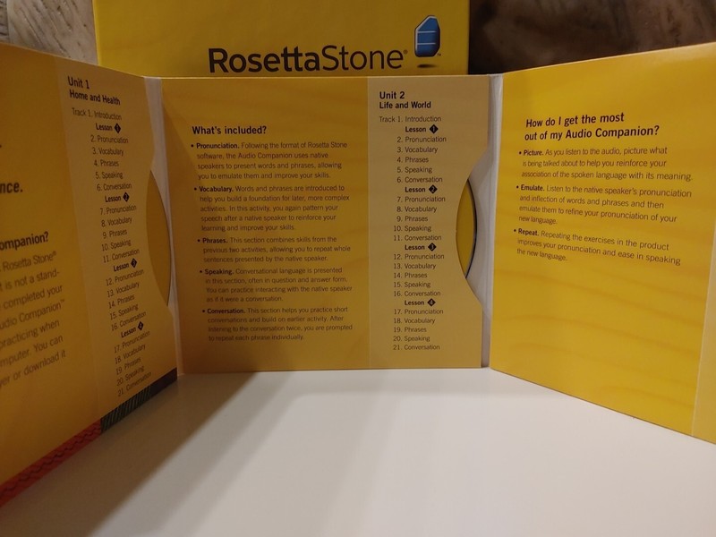 Rosetta Stone Spanish Version 3 (2007) Level 1-3 Set *No Headphones Read gallery