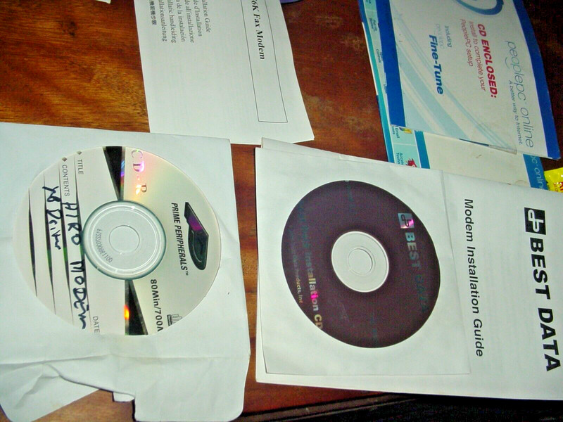 Vintage Modem Software & AOL (Indiana Jones),Netscape,People PC Dial Up CDs gallery