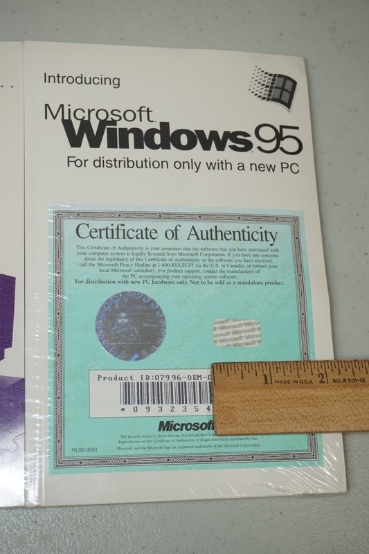 Sealed Compaq OEM Windows 95 & ProLinea PC Manual Quick Setup Book Vintage gallery