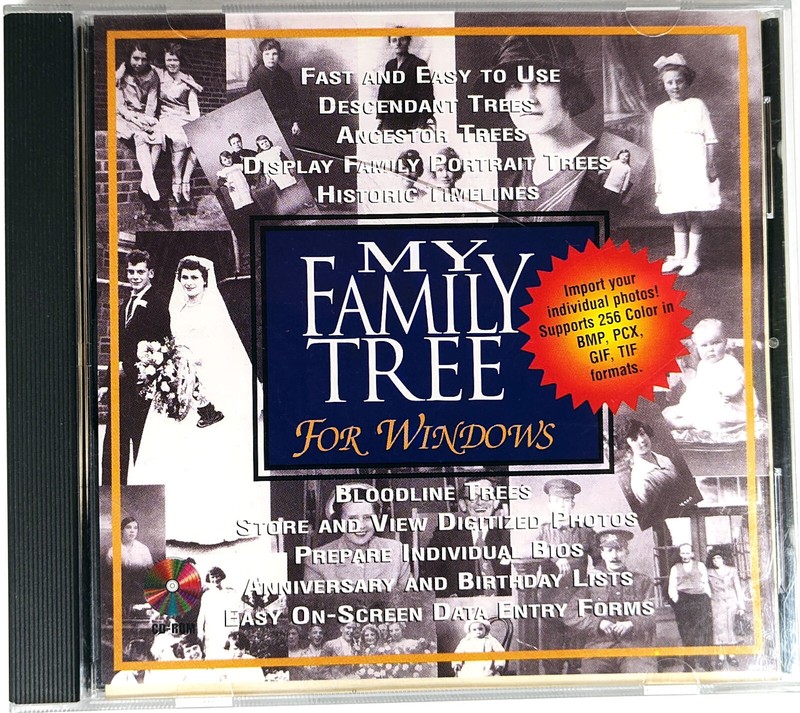 My Family Tree, DSR Software, (1994, Windows 3.1, Win 95 only) Vintage – READ