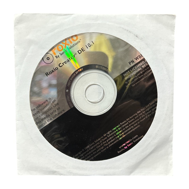 Roxio Sonic Solutions Creator DE 10.1 CD Unopened