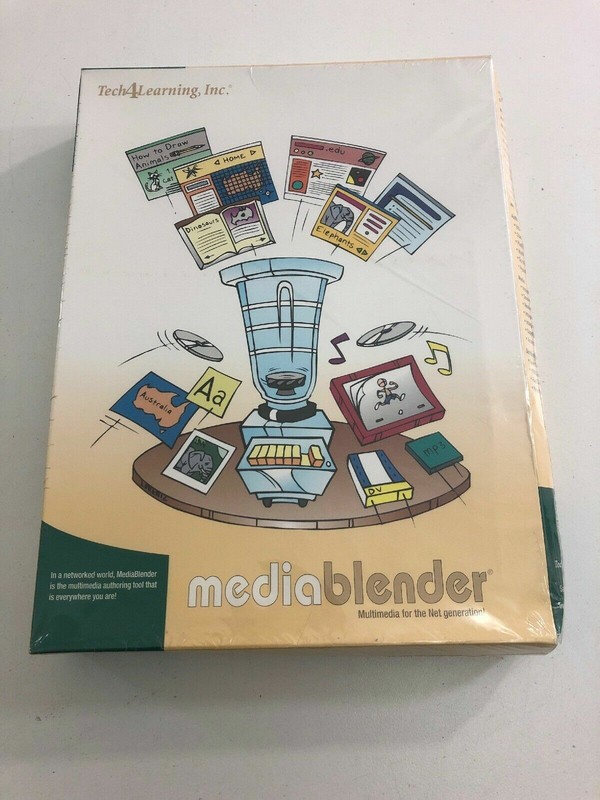MediaBlender : Multimedia for the Net Generation! (CD-ROM, 2003, New Sealed)