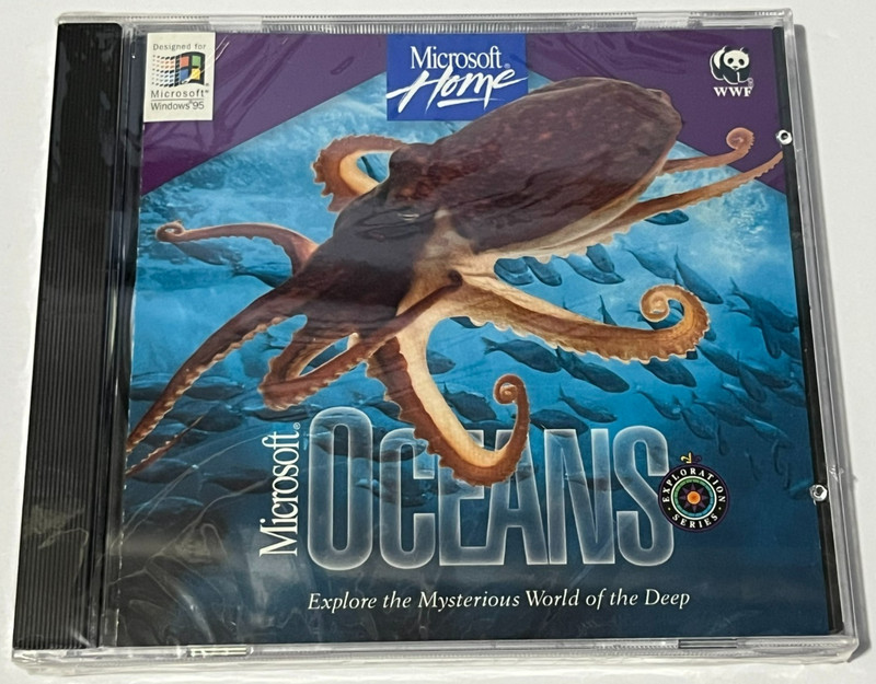 Vintage Microsoft Home Oceans Exploration Series (PC CD-ROM, 1995)