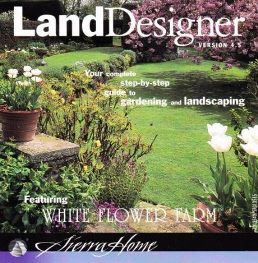 Land Designer 3D 4.5 PC CD plan gardening landscaping tool, learn garden plants