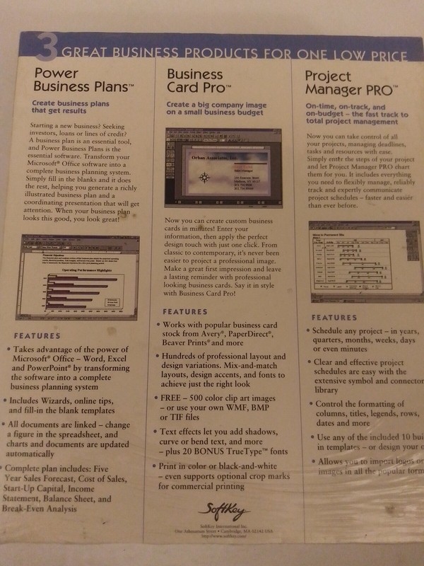 Softkey The Office Collection Business Plan / Business Cards / Project Manager gallery