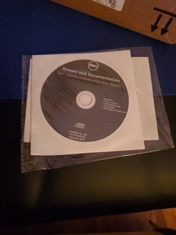 Sealed ~ Dell Drivers and Documentation E2414H Flat Panel Monitor(Software CD)B3
